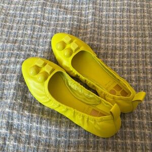 Kate Spade New York Bright Yellow Ballet Flats Size 6